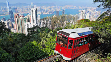 hong kong peak tram